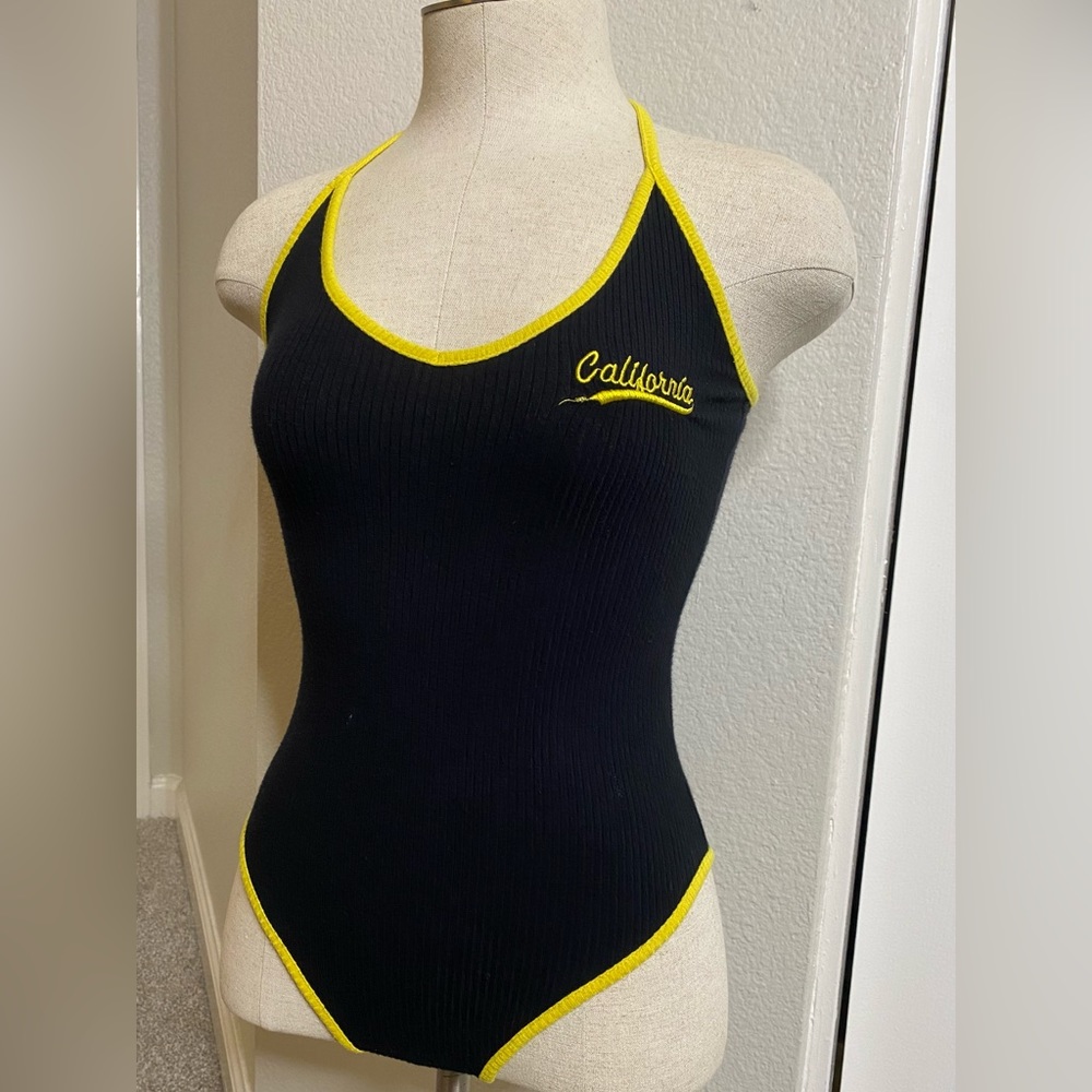 California halter bodysuit